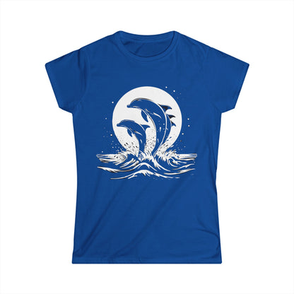 Dolphin Moon Women’s Graphic Tee