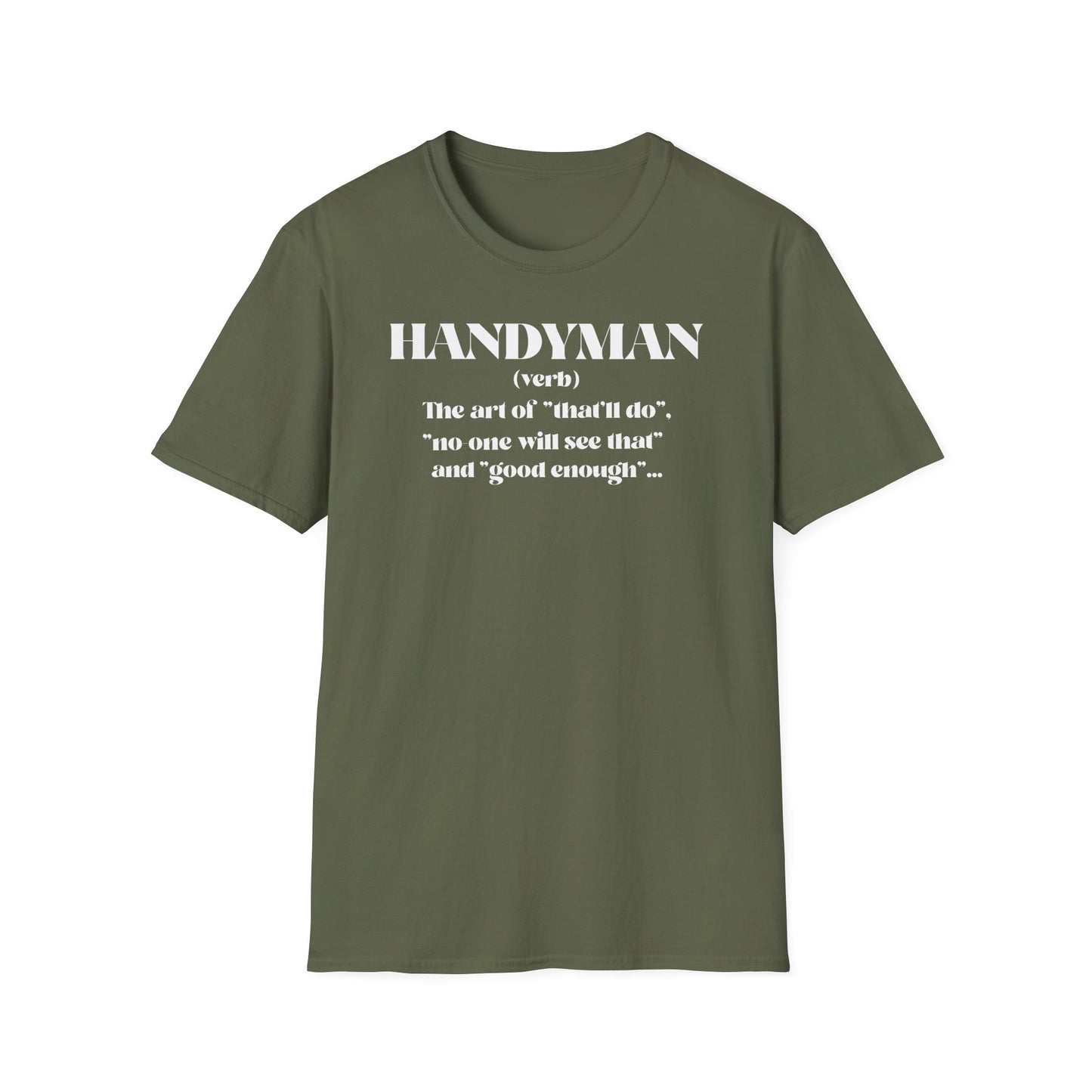 Handyman Humor Mens DIY Graphic Tee