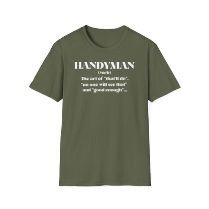 Handyman Humor Mens DIY Graphic Tee