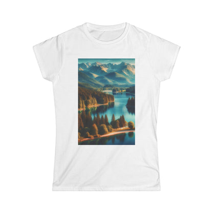 Womens Camping Outdoor Adventure Graphic Tee