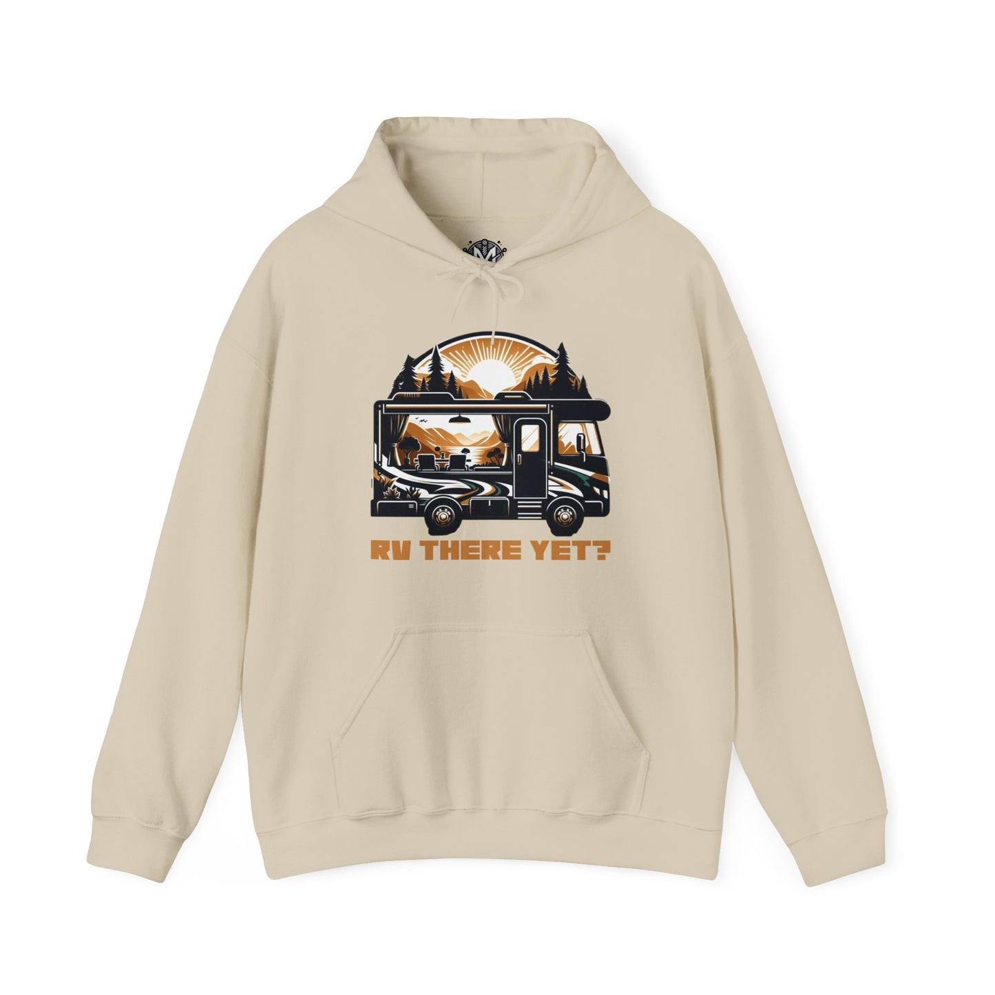 RV There Yet? Unisex RV Road Trip Adventure Graphic Hoodie