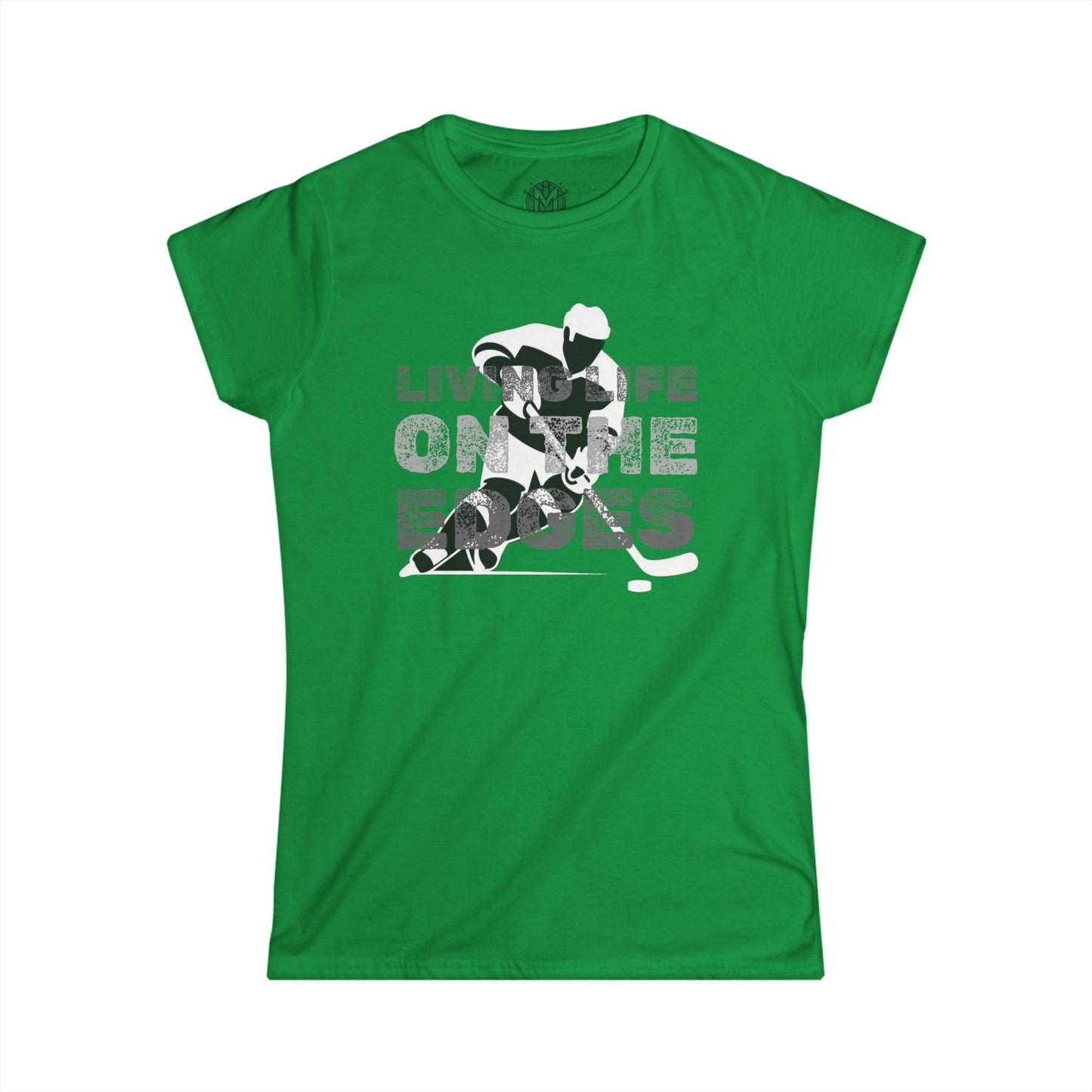 Living Life on the Edges Womens Hockey Graphic Tee