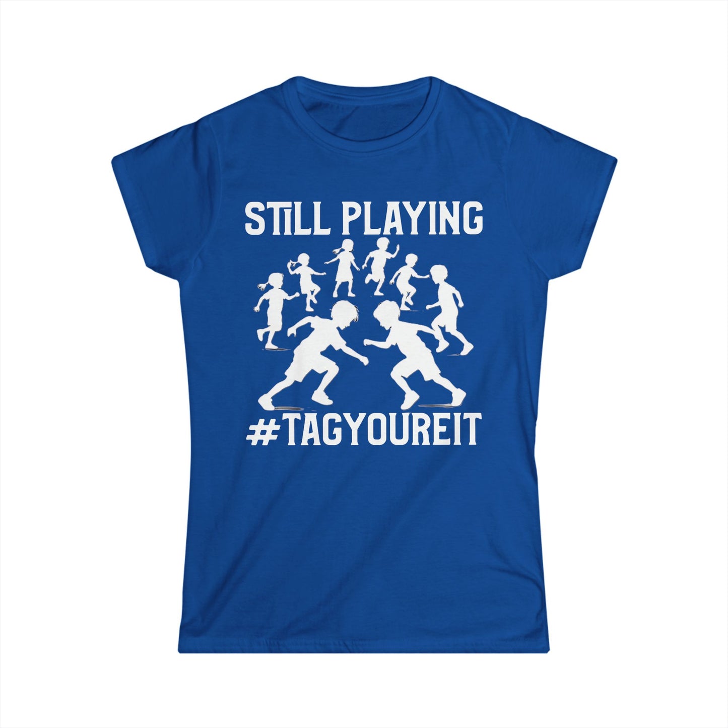 #TagYoureIt Womens Throwback Novelty Graphic Tee