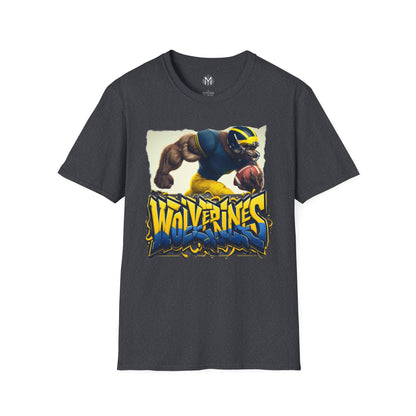 Michigan Wolverines Mens College Football Graphic Tee