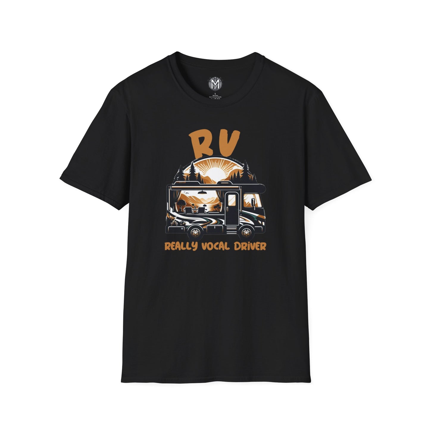 Really Vocal Driver Mens RV Road Trip Adventure Graphic Tee