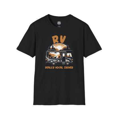 Really Vocal Driver Mens RV Road Trip Adventure Graphic Tee