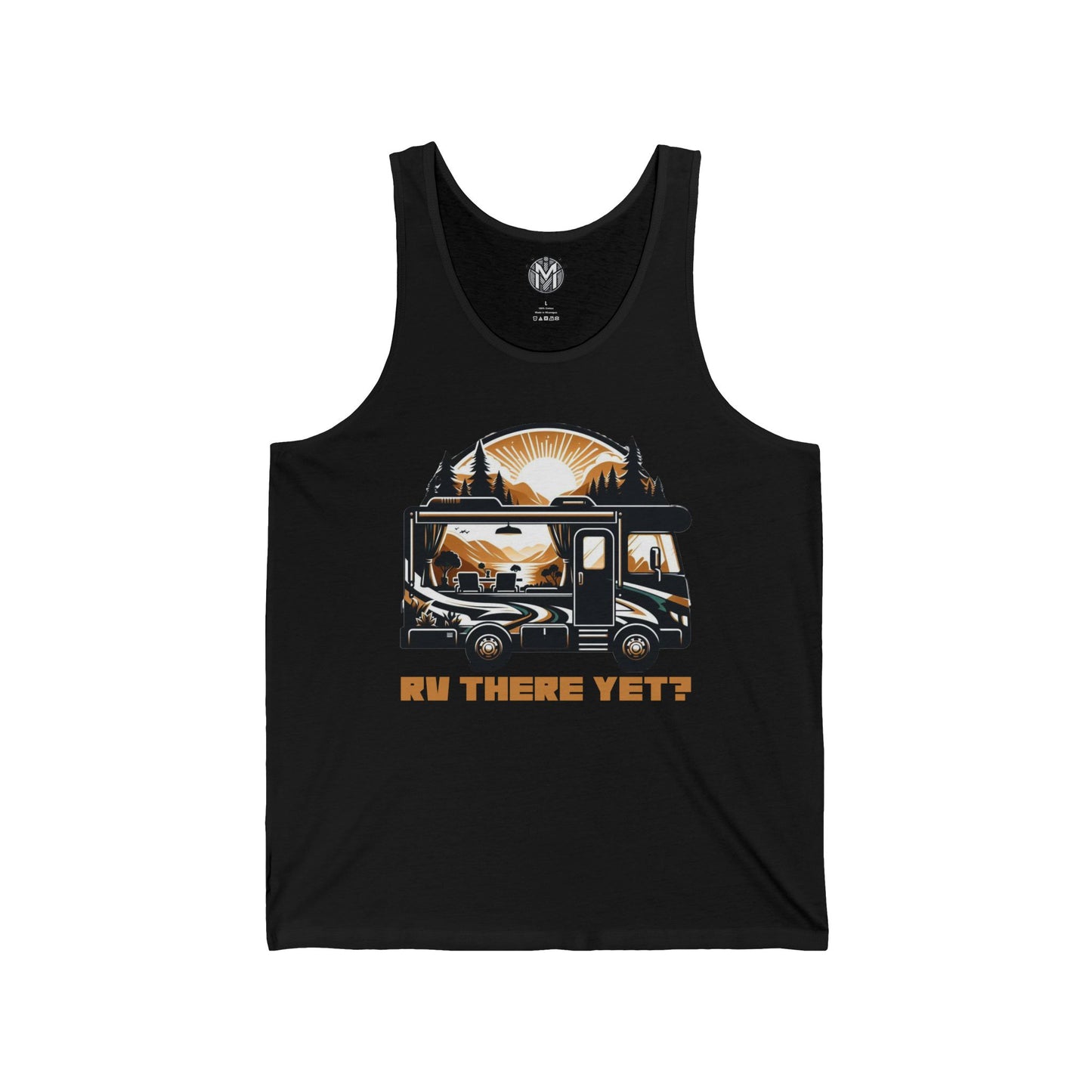 RV There Yet? Mens RV Road Trip Adventure Graphic Tank