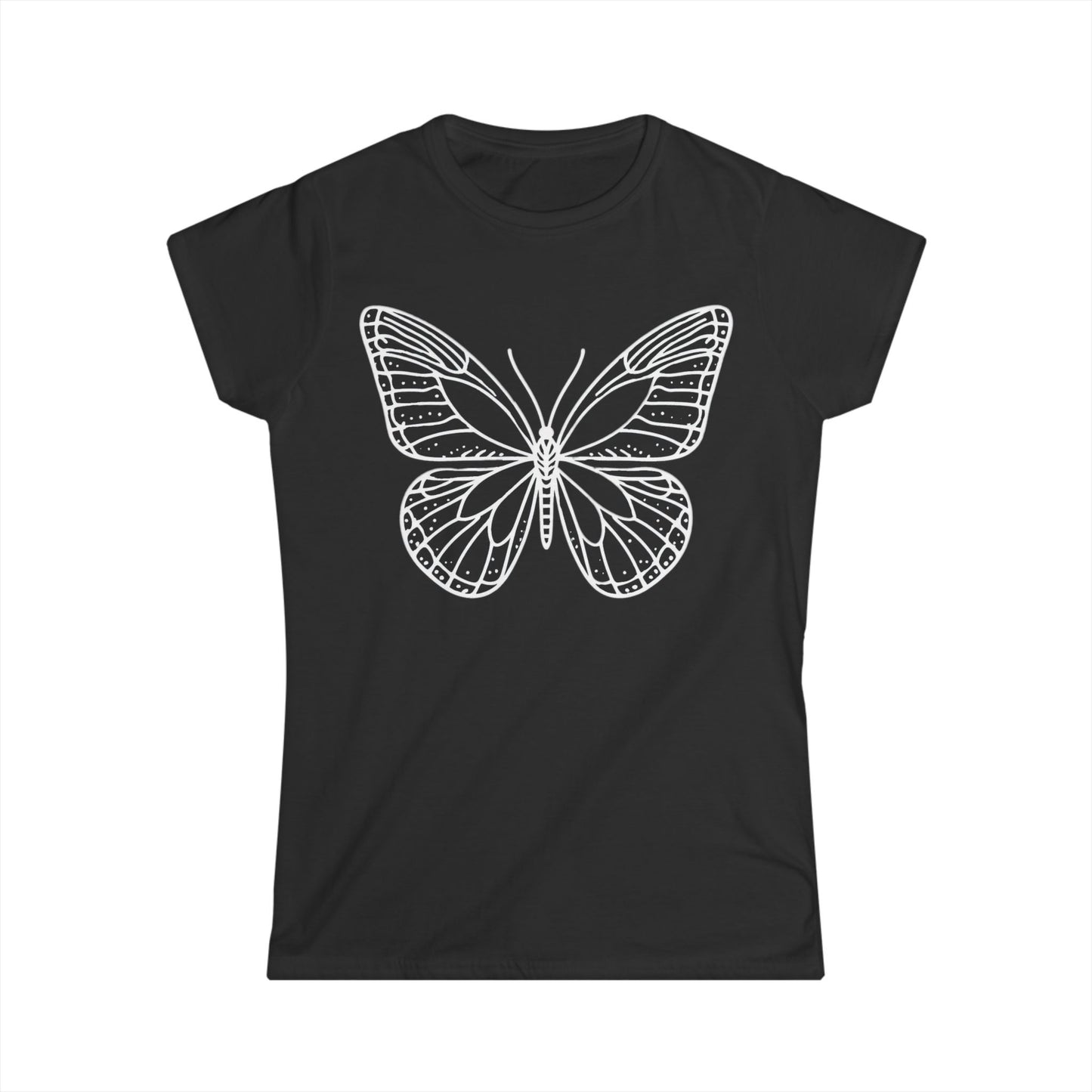 Butterfly Nature-Inspired Women’s Graphic Tee