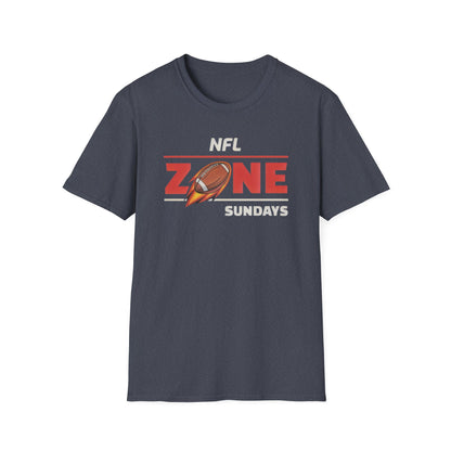 Zone Sunday Game Day Mens American Football Graphic Tee