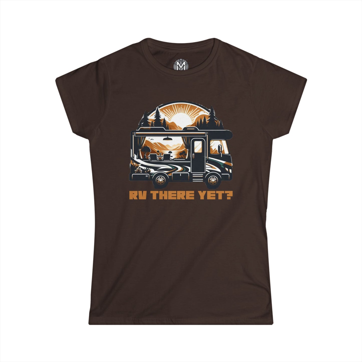 RV There Yet? Womens RV Road Trip Adventure Graphic Tee