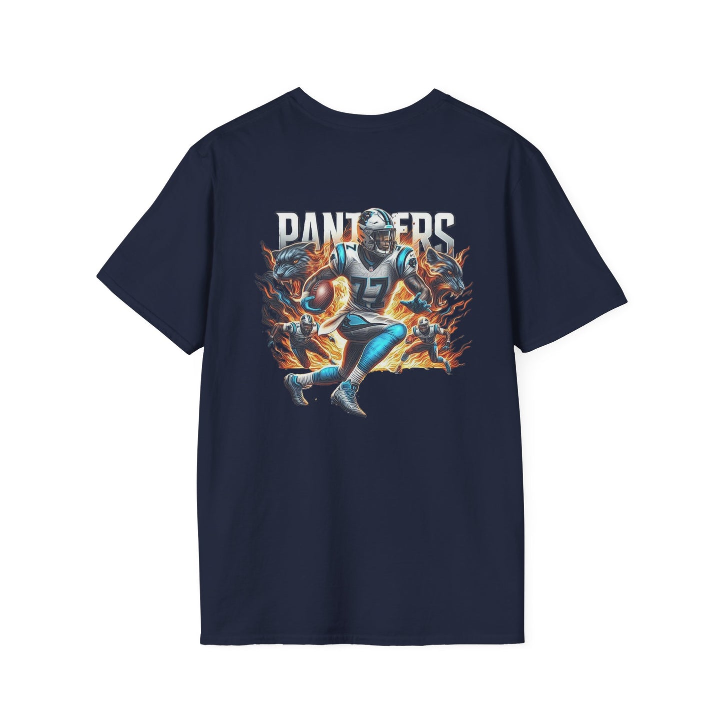Carolina Panthers Mens American Football Graphic Tee