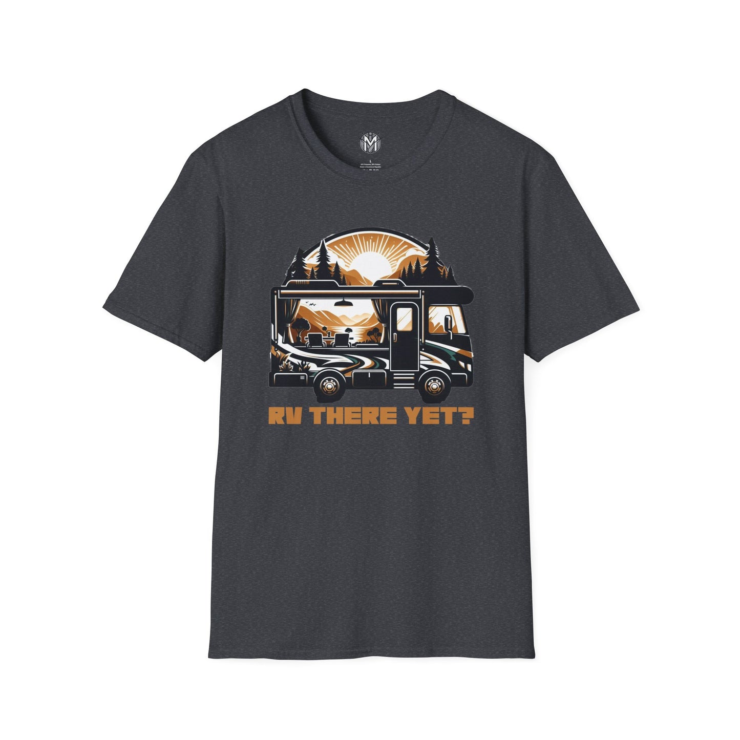 RV There Yet? Mens RV Road Trip Adventure Graphic Tee