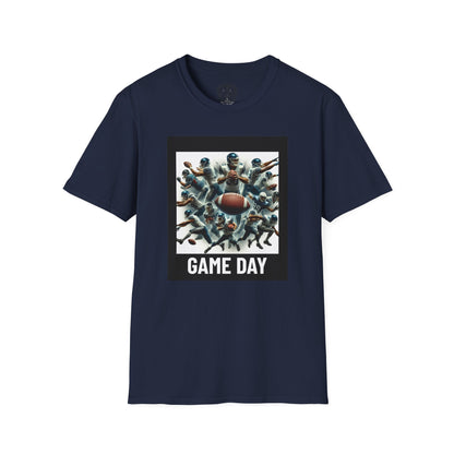 Abstract Game Day Mens American Football Graphic Tee