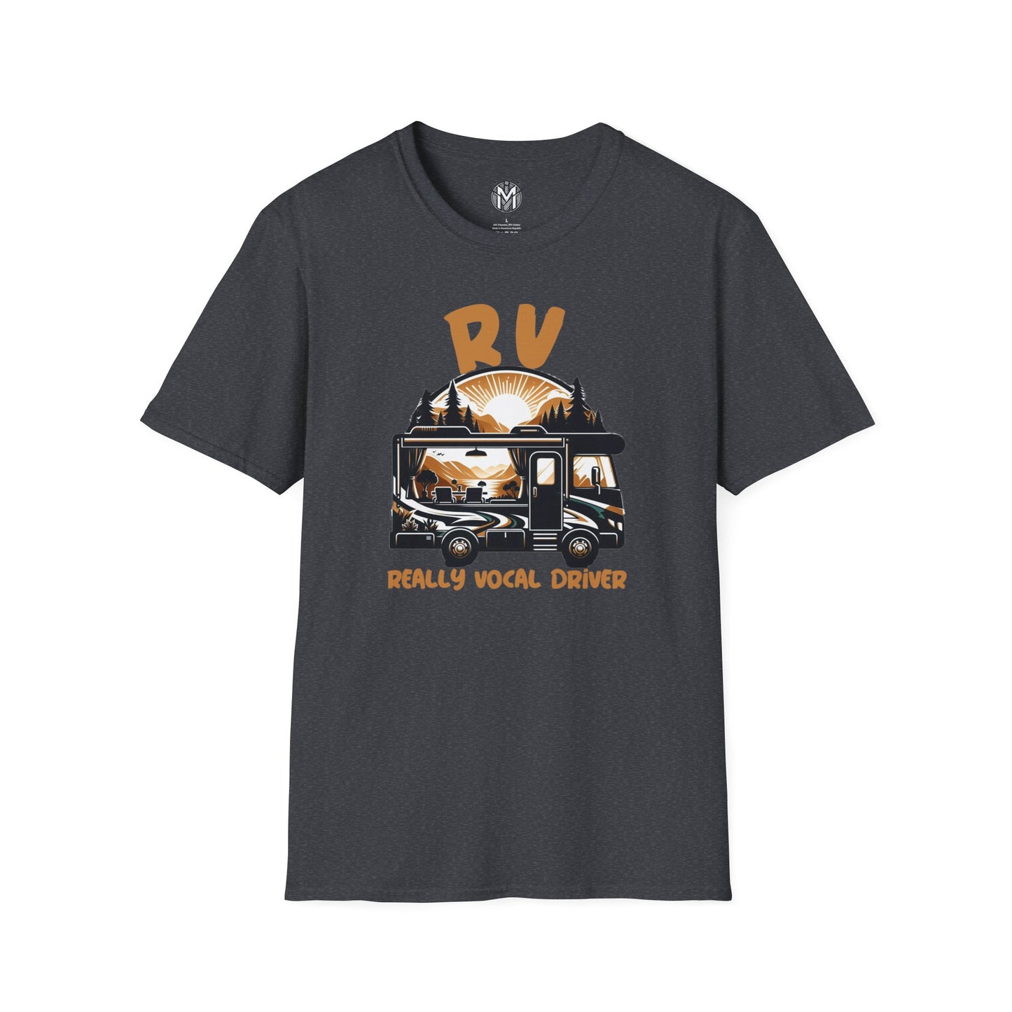 Really Vocal Driver Mens RV Road Trip Adventure Graphic Tee