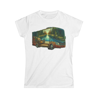 Womens RV Road Trip Adventure Graphic Tee