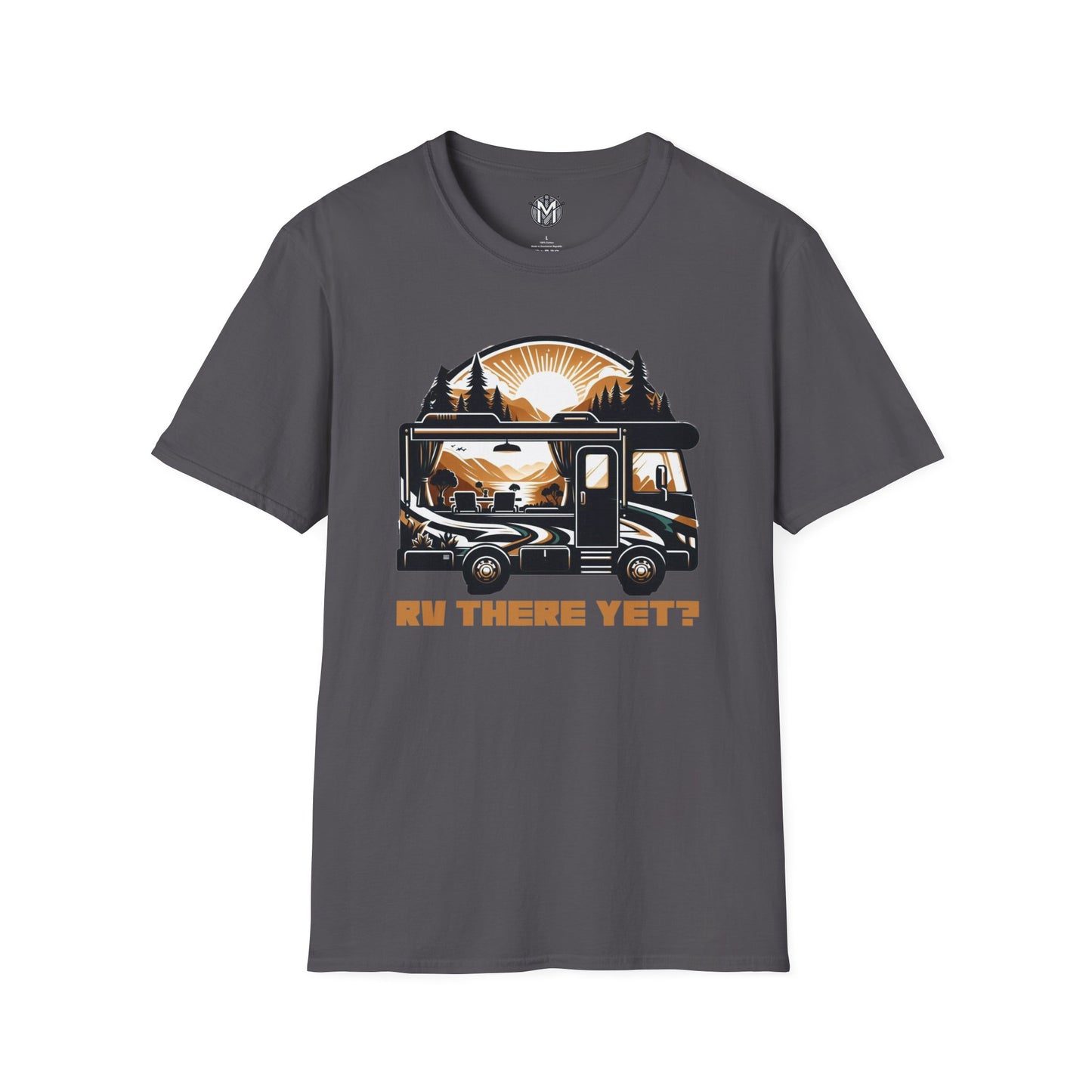 RV There Yet? Mens RV Road Trip Adventure Graphic Tee