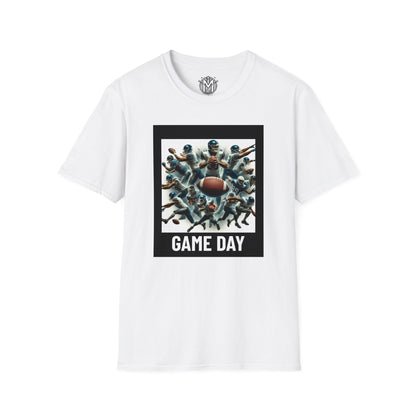 Abstract Game Day Mens American Football Graphic Tee