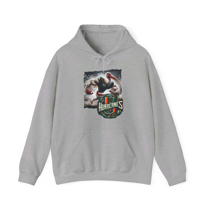 Miami Hurricanes Mens College Football Graphic Hoodie