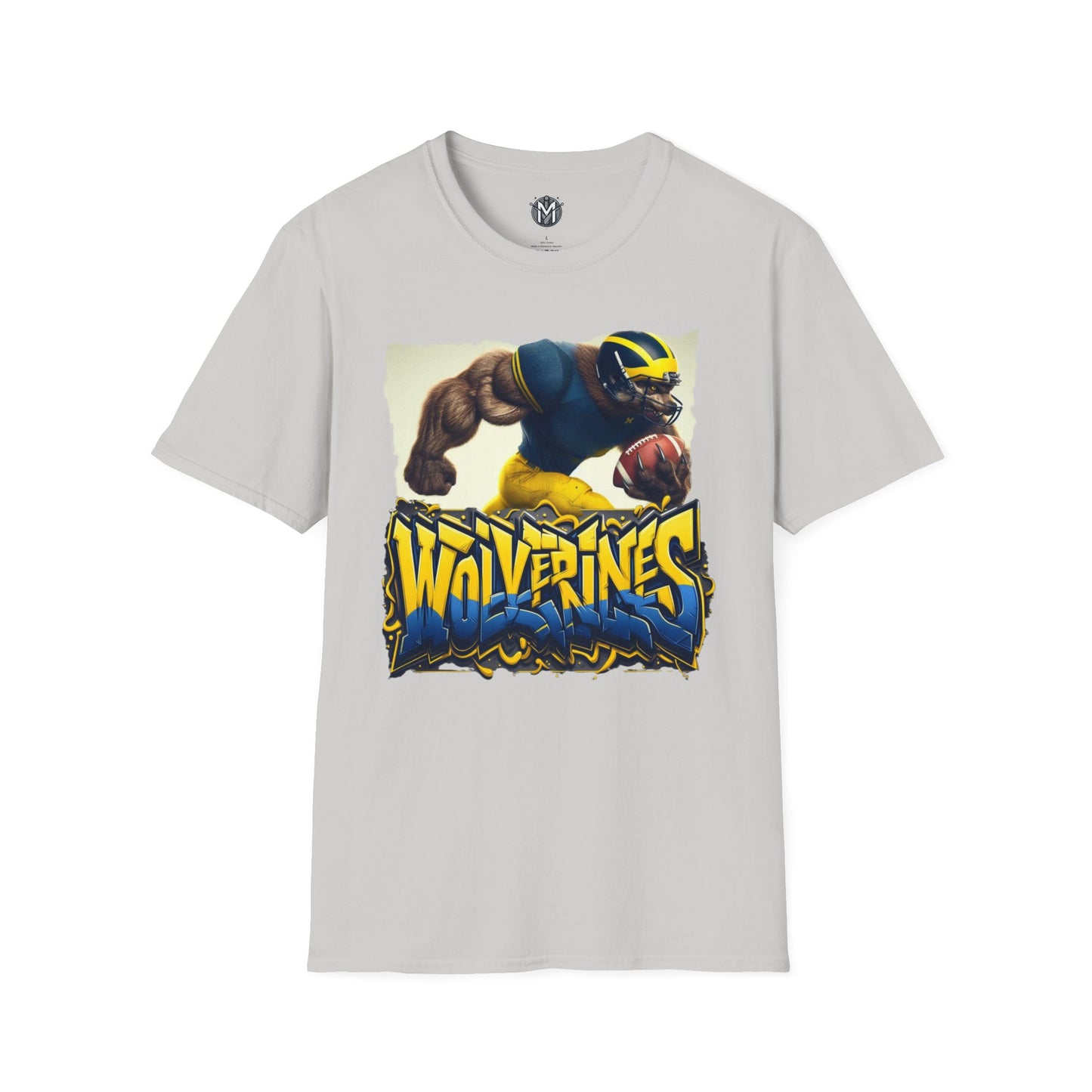 Michigan Wolverines Mens College Football Graphic Tee