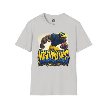 Michigan Wolverines Mens College Football Graphic Tee