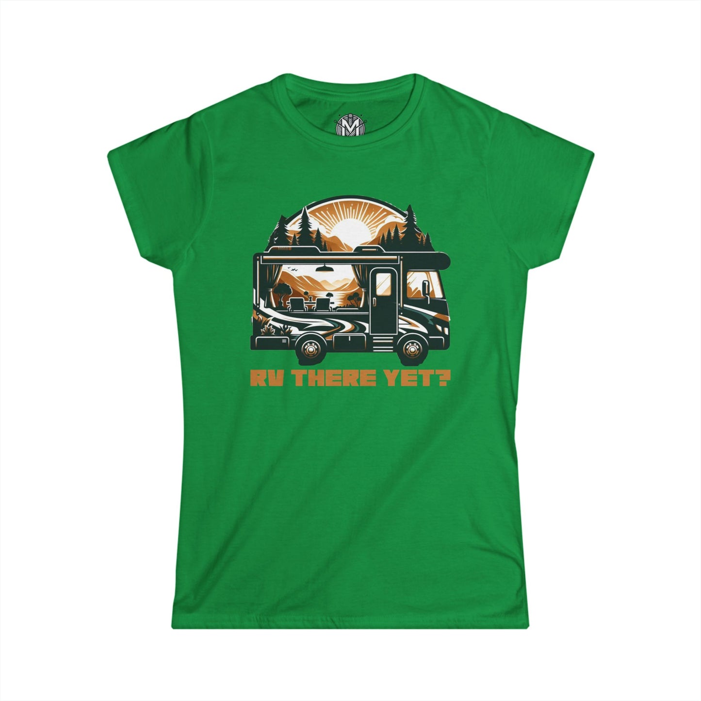 RV There Yet? Womens RV Road Trip Adventure Graphic Tee