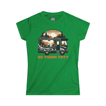 RV There Yet? Womens RV Road Trip Adventure Graphic Tee