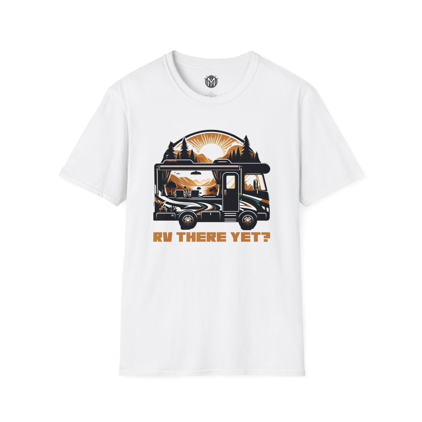 RV There Yet? Mens RV Road Trip Adventure Graphic Tee