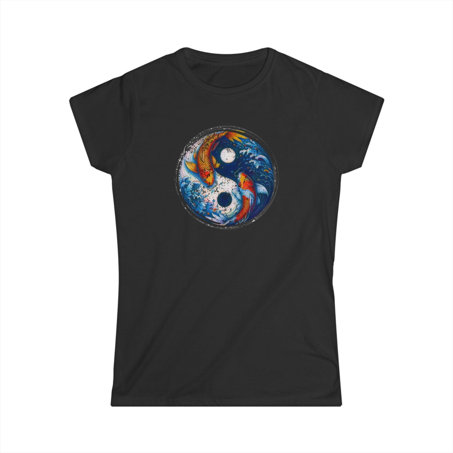 Yin-Yang Koi Carp Women's Graphic Tee