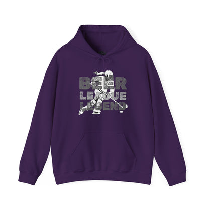 Beer League Legend Womens Hockey Graphic Hoodie