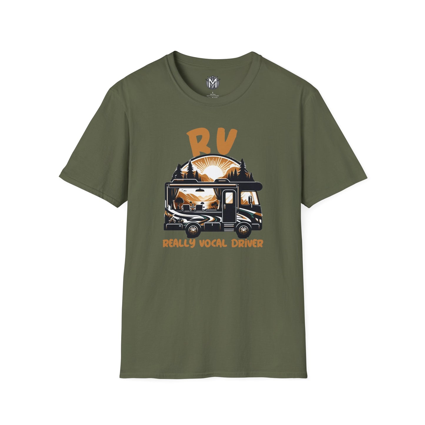 Really Vocal Driver Mens RV Road Trip Adventure Graphic Tee