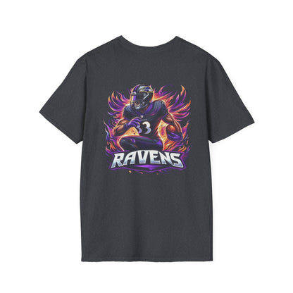 Baltimore Ravens Mens American Football Graphic Tee