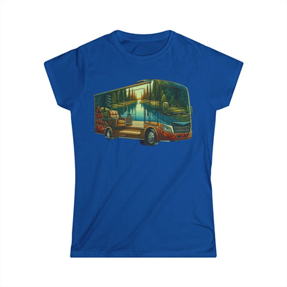 Womens RV Road Trip Adventure Graphic Tee