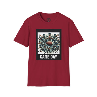 Abstract Game Day Mens American Football Graphic Tee
