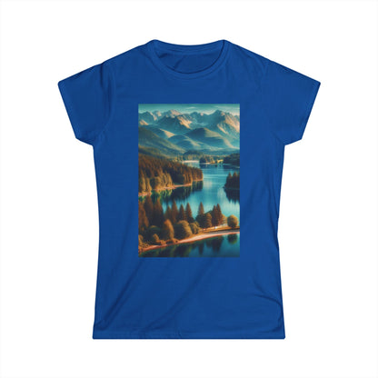 Womens Camping Outdoor Adventure Graphic Tee