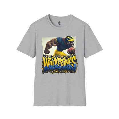 Michigan Wolverines Mens College Football Graphic Tee
