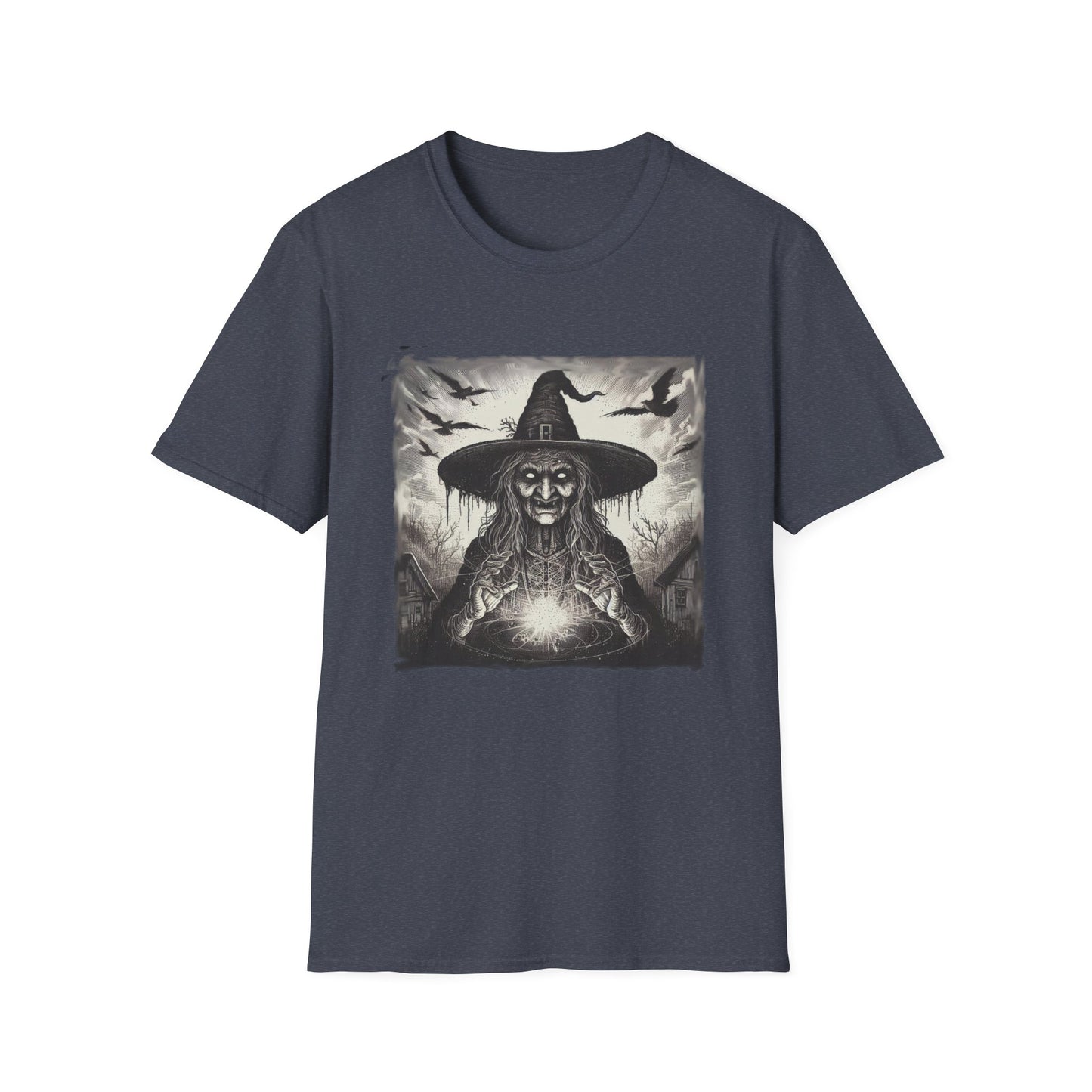 Eerie Witch Halloween Men’s Graphic Tee