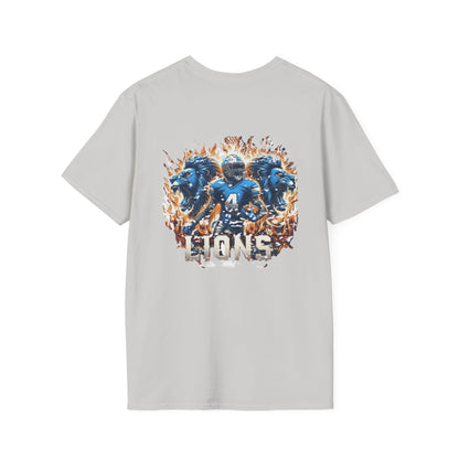 Detroit Lions Mens American Football Graphic Tee