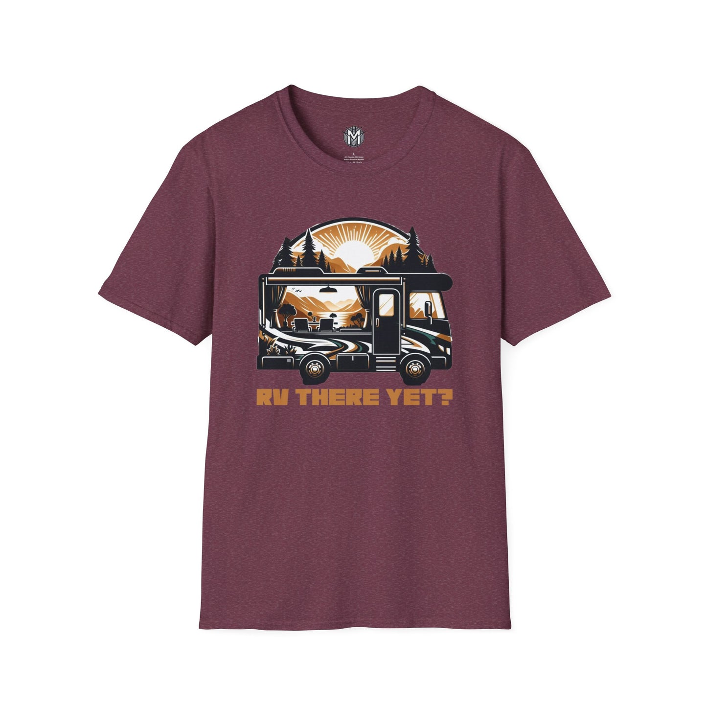 RV There Yet? Mens RV Road Trip Adventure Graphic Tee