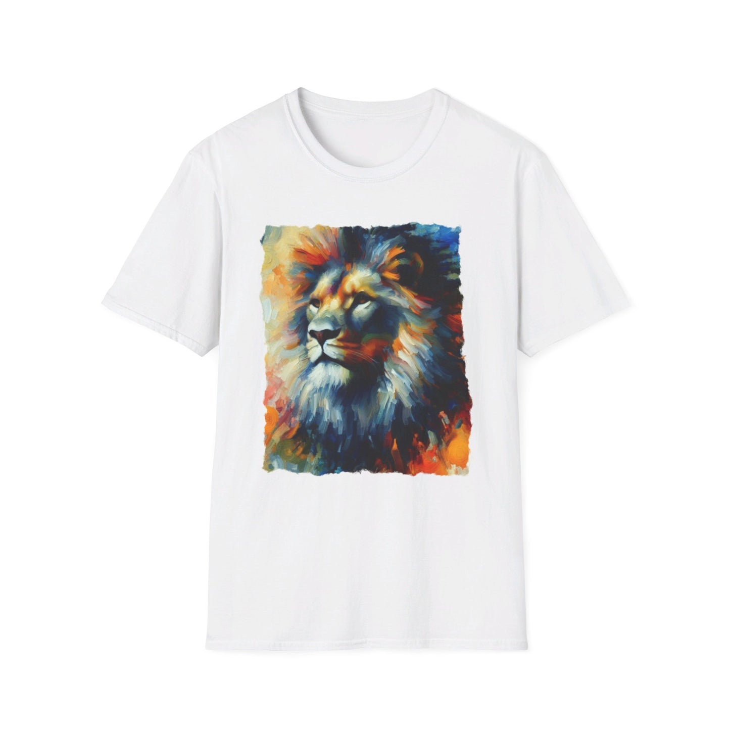 Vibrant Lion Art Men’s Graphic Tee