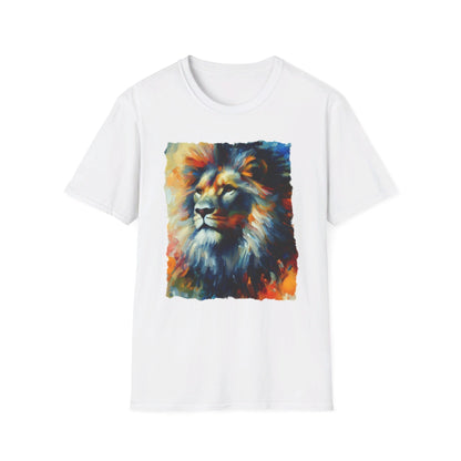 Vibrant Lion Art Men’s Graphic Tee