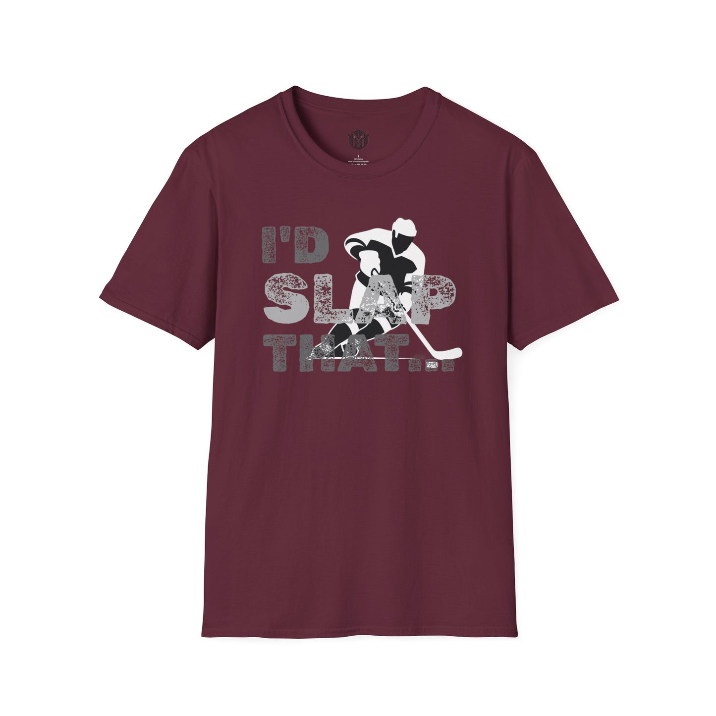 I’d Slap That Mens Hockey Graphic Tee