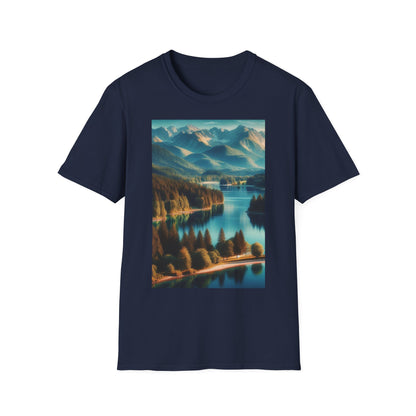Mens Camping Outdoor Adventure Graphic Tee
