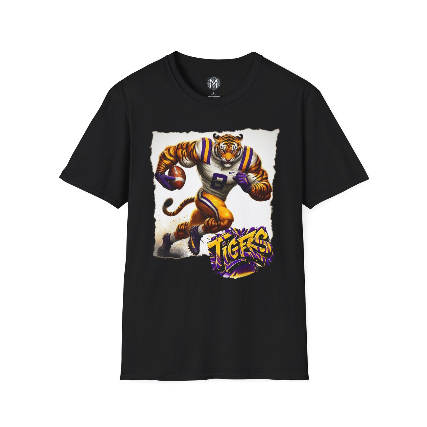 LSU Tigers Mens College Football Graphic Tee
