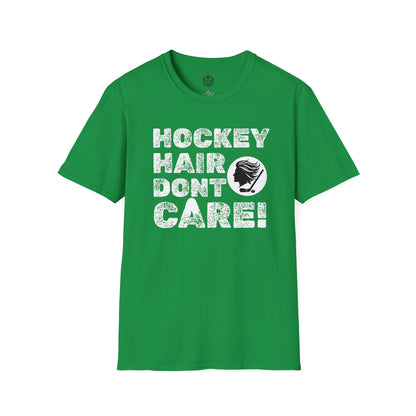 Hockey Hair Don’t Care Mens Hockey Graphic Tee