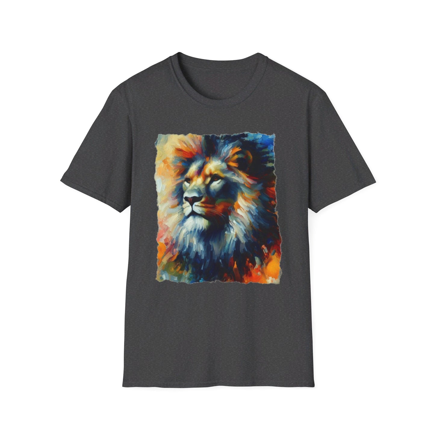 Vibrant Lion Art Men’s Graphic Tee