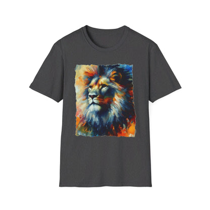 Vibrant Lion Art Men’s Graphic Tee