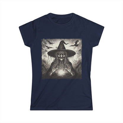 Eerie Witch Halloween Women's Graphic Tee