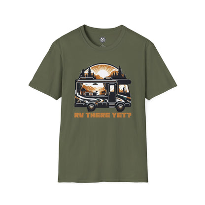 RV There Yet? Mens RV Road Trip Adventure Graphic Tee