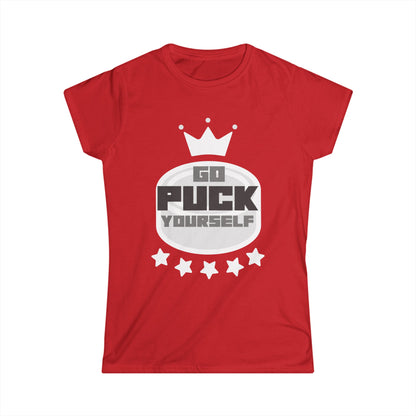 Go Puck Yourself Womens Hockey Graphic Tee
