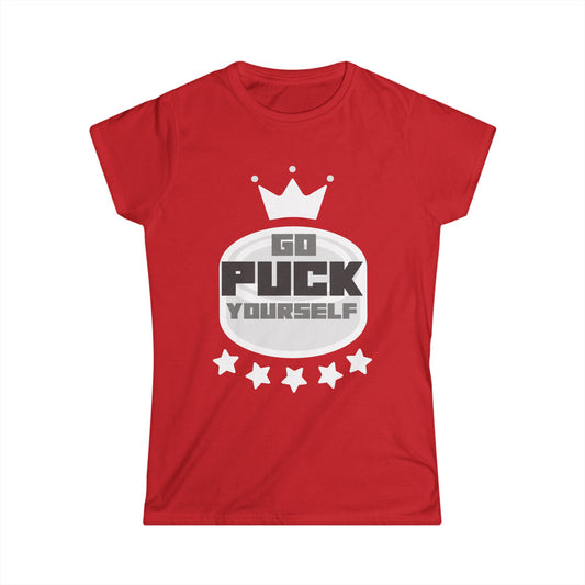 Go Puck Yourself Womens Hockey Graphic Tee